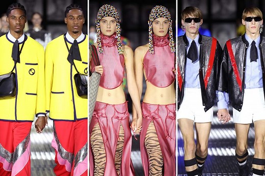 Twinning: Gucci puts 68 identical twins in matching looks at Milan fashion week