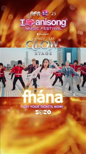 Catch fhana at I LOVE ANISONG Music Festival! #afasg25 #anime #musicevent #jpop #concertfestival