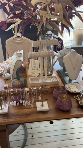 Painted Table Designs HOME on Instagram: "We have a little LOVE for you to wear or give 💕 How do you like to show your LOVE 💗 I say jewelry is always the best accessory to show LOVE 💓 or to gift someone special 💝 and we have beautiful 14k filled or sterling silver jewelry 💘 I know you’ll LOVE it 💌"