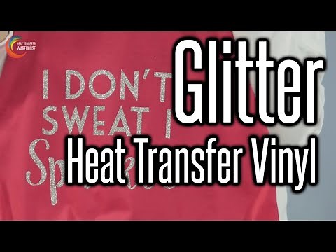 Glitter HTV Tutorial using Siser