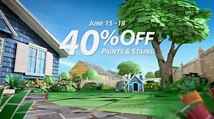 Save 40%* on paints and stains. Come in June 15 - 18 and save! Click for coupon. | Sherwin-Williams