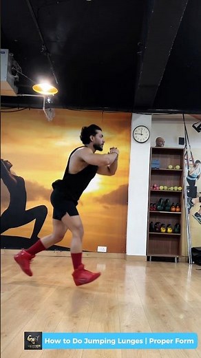 How to Do Jumping Lunges Correctly | Proper Form