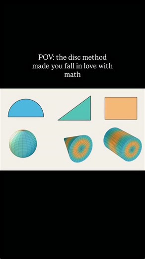 Disc method was my first math love. #mathematics #ilovemath #calculus #mathproblems #mathskills | Math Scribbles