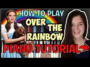 How To Play "Over The Rainbow" by Harold Arlen - Easy Piano (Synthesia) [Piano Tutorial] [HD]