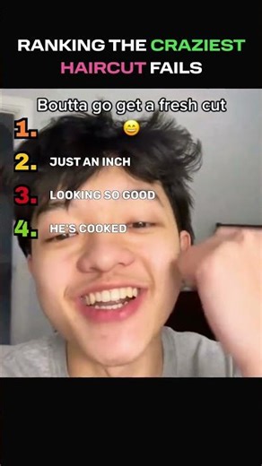 RANKING THE CRAZIEST HAIRCUT FAILS