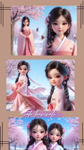 Animasi Gambar Bunga Sakura Bergerak yang Menggembirakan