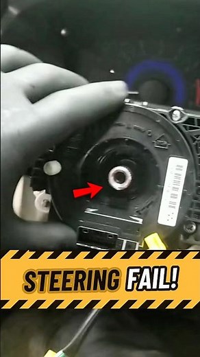 Steering Wheel Clock Spring FAIL 😱 #car #mechanic