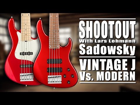 SADOWSKY MetroLine | VINTAGE-J VS. MODERN 5-String | SHOOTOUT with Lars Lehmann