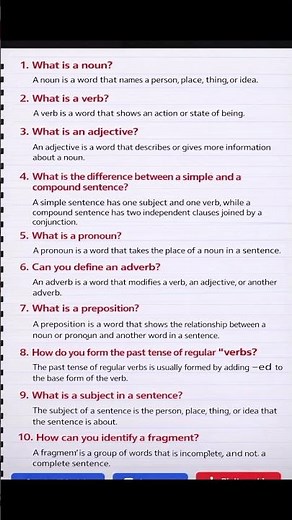 Top 10 Important English Grammar Questions & Answers | Learn English Easily