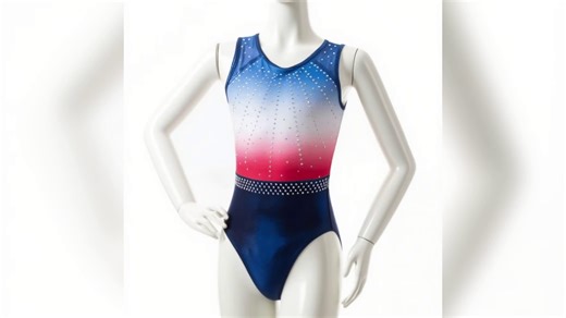 Newest Design Shiny Rhinestones Sleeveless Gymnastics Leotard for Girls Custom Gymnastics Dance Performance and Practice Wear