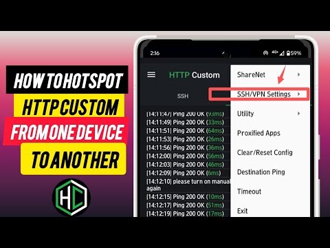 How To Hotspot HTTP Custom Internet Connection From One Device To Another