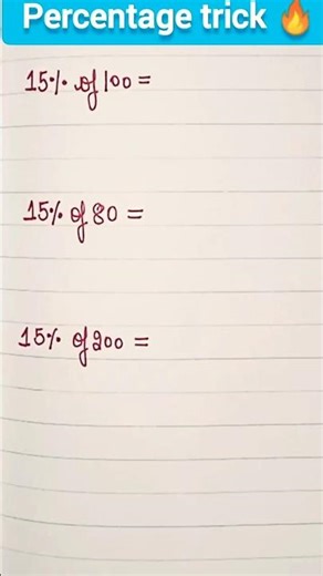 Percentage tricks#maths #mathtricks#mathstricks #subscribe #mathas #mathematics #percentage #viral
