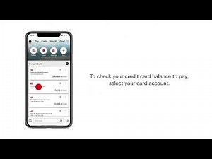 Pay your HSBC credit card bill via HSBC Singapore App.