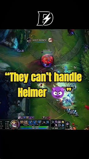 They can’t handle Heimer 😈