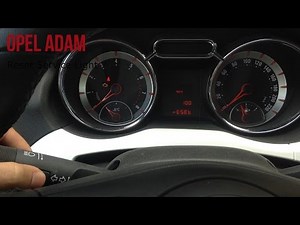 How to reset the oil service maintenance indicator on Opel Adam