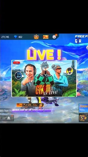 Youtubers Against GTK 💀🌎 #shortsfeed #gtk111 #tondegamer #freefire #trending
