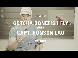How to Tie a Gotcha Bonefish Fly with Captain Honson Lau | Mustad Fishing