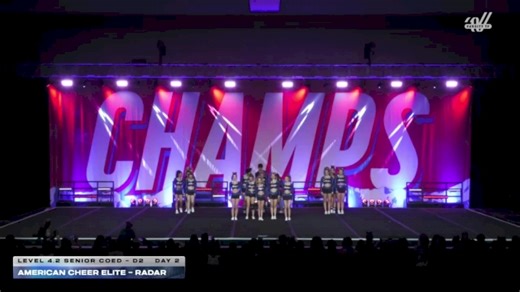 American Cheer Elite - Radar [2025 L4.2 Senior Coed - D2 Day 2] 2025 CHAMPS Grand Nationals