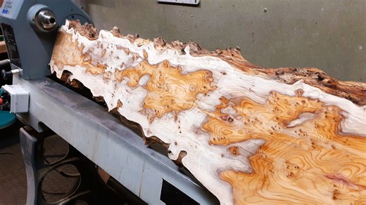 I turned my best yew find into a table - but there was a twist