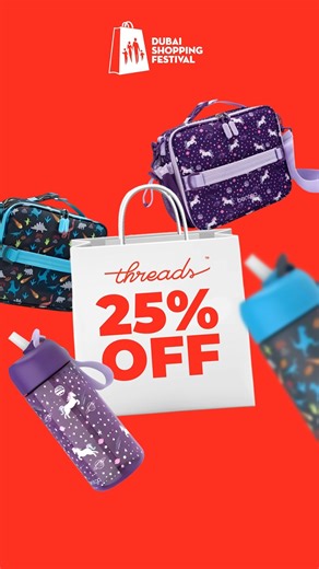 ✨ Threads DSF Specials — Shop the Season ✨  5 Dec – 11 Jan Save 25%–60% on selected items (Uniforms excluded) Big savings on bags, shoes, activewear and more 懶  Times Square | BurJuman | Cityland  www.threadsme.com #Threads #ThreadsDSF #DSFSale #DubaiShoppingFestival #ShopSmart | Threads Uniform LLC | Facebook