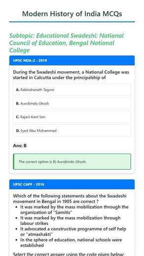 Educational Swadeshi: National Council of Education, Bengal National College