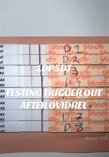 18 January 2026- 1DP5DT - Ovidrel trigger shot testing out #ivf #trigger #ttcjourney #ttccommunity #ivfjourney
