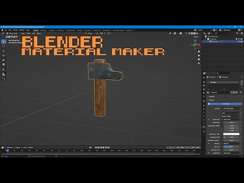 Blender + Material Maker