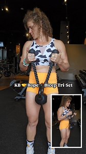 5.6K views · 869 reactions | Kettlebell 欄 Rope =  Bicep Workout ⬇️...
