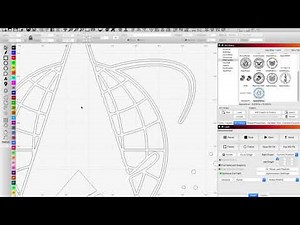 Trimming graphics overlays in Lightburn.