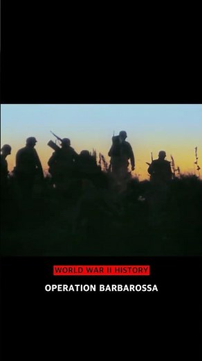 Operation Barbarossa, the largest military offensive in human history, World War II #ww2 #military