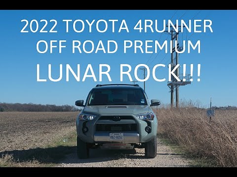 2022 Toyota 4Runner Off-Road Premium in LUNAR ROCK!