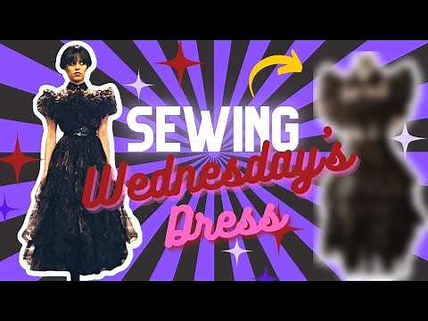 Sewing Wednesday's Prom Dress | Step By Step Tutorial | Vintage Style Sewing