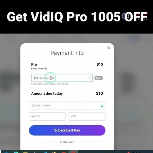 Get VidIQ Pro for Free 100% OFF Promo Code 2024 #vidiqpro #vidiq #youtubegrowth