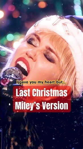 Miley Cyrus Covering “Last Christmas” LIVE 🎄😭| Amazon Holiday Special #shorts #mileycyrus