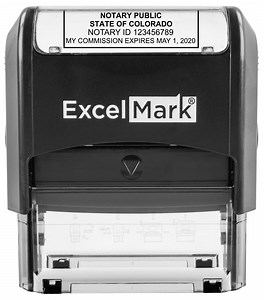 Self-Inking Colorado Notary Stamp