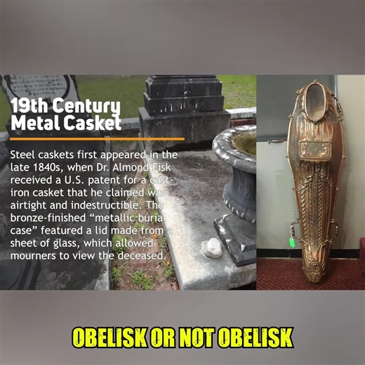 This Shocking Exposed Coffin Was Found In An Open Crypt! While conducting a cemetery tour, we discovered a rarely seen metal coffin dating back to the mid-1800s (19th century) #opencrypt #historyseekers #exposedcoffin | History Seekers