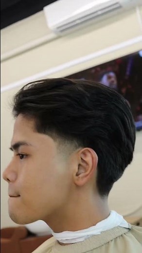 Middle Part taper #taper #middlepart #taperfade #haircut
