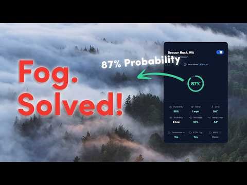 I Built a Custom Algorithm to Predict Fog (For Nature Photography)