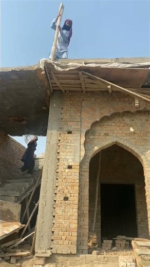 Shuttering Removal After 12 Days | Shed Construction Work | Concrete Roof Shuttering Removal