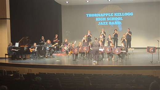 The TKHS Jazz Band gave an incredible concert last night! These young musicians are so talented and continue working to improve their skills. Thank you for another great year of music! We can't wait to hear you again next year! #TKSTRONG | TK Schools
