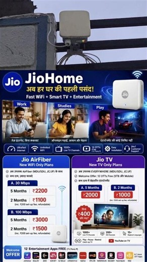 Jio AirFiber 3 New plan all details!