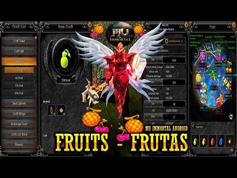 🍎 Guía COMPLETA de Frutas en MU IMMORTAL Para Android