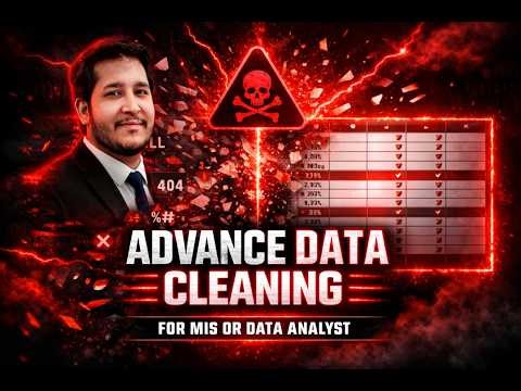 Clean Any Dirty Data in Minutes | Advanced Data Cleaning for MIS & Data Analyst #datacleaning #viral