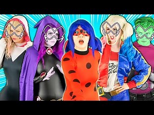 SUPERHEROES turn EVIL and get AKUMATIZED!