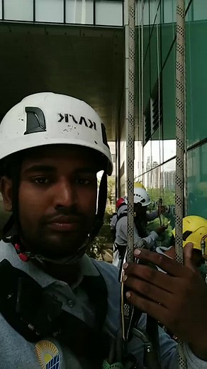 High-Altitude Window Cleaning and Safety Gear