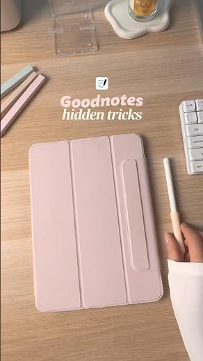 Must-try Goodnotes hidden tricks you didn't know existed! iPad note taking, Study Notes Apple Pencil