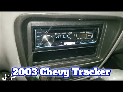 2003 Chevy tracker radio removal