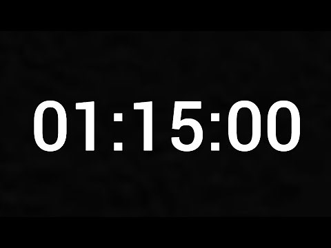1 Hour 15 Minutes [ 75 Minutes] Countdown Timer