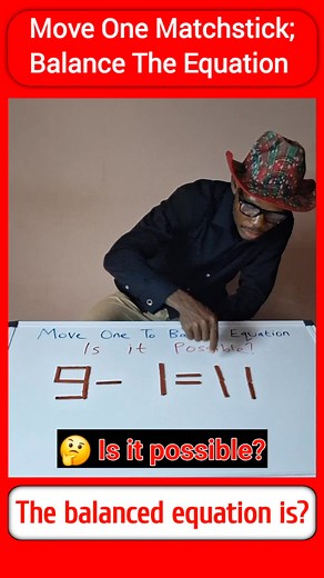 Maths Puzzle game challenge. CAN YOU? Matchstick Puzzle Challenge #puzzle #games #QuizChallenge | Puzzle Master