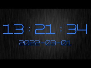 XoClock Presentation Windows 10 Desktop Clock / Chrono